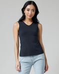 Load image into Gallery viewer, Hannah Reversible Tank Top - Black
