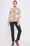 Load image into Gallery viewer, Jess Floral Textured Cardigan
