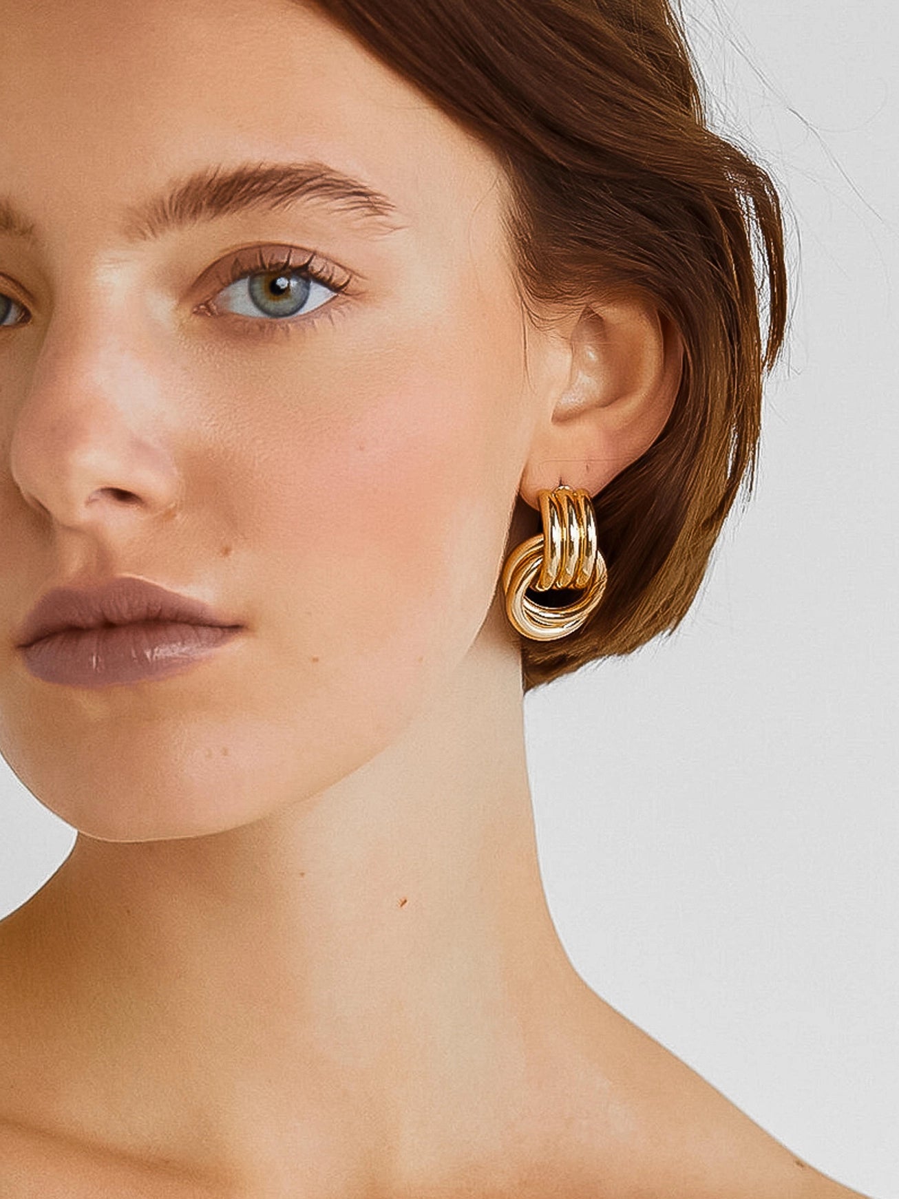 Jones Statement Hoop Earrings