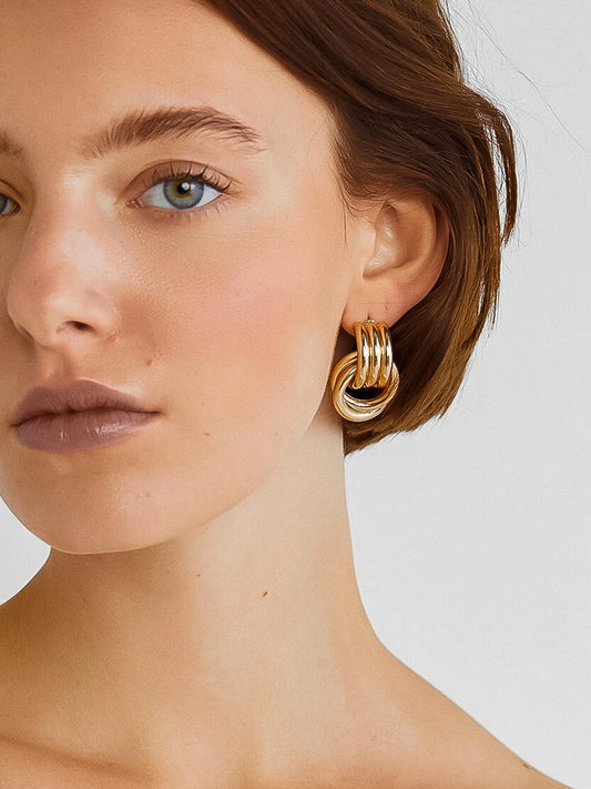 Jones Statement Hoop Earrings