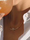 Load image into Gallery viewer, Kiara Smile Heart CZ Necklace
