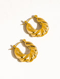 Load image into Gallery viewer, Lauren Braided Twist Hoop Earrings

