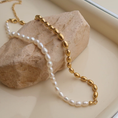 Load image into Gallery viewer, Maisie Freshwater Pearl Choker - Gold/Pearl
