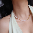 Load image into Gallery viewer, Maisie Freshwater Pearl Choker - Gold/Pearl
