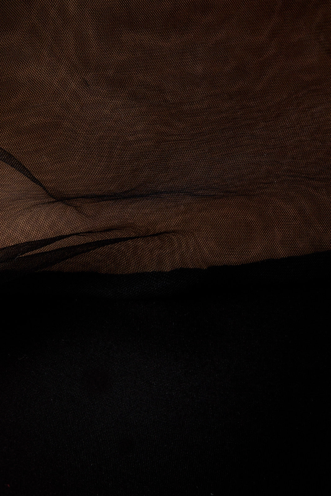 Meghan Tulle Drape Off-the-Shoulder Top - Black