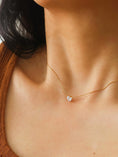 Load image into Gallery viewer, Melody Petite CZ Necklace - Round/Heart
