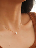 Load image into Gallery viewer, Melody Petite CZ Necklace - Round/Heart
