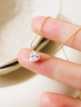 Load image into Gallery viewer, Melody Petite CZ Necklace - Round/Heart
