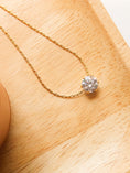 Load image into Gallery viewer, Melody Petite CZ Necklace - Round/Heart
