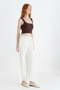 Load image into Gallery viewer, Millie Structured Crop Top - Brown
