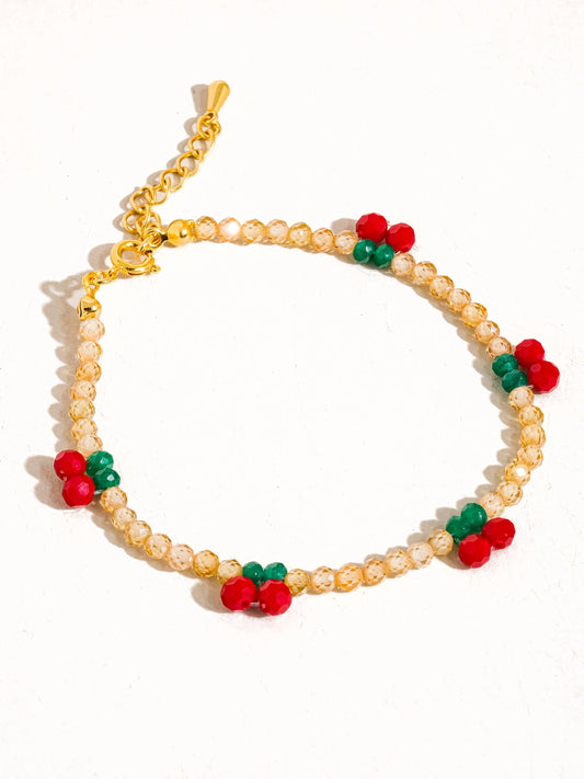 Miranda Beaded Cherry Bracelet