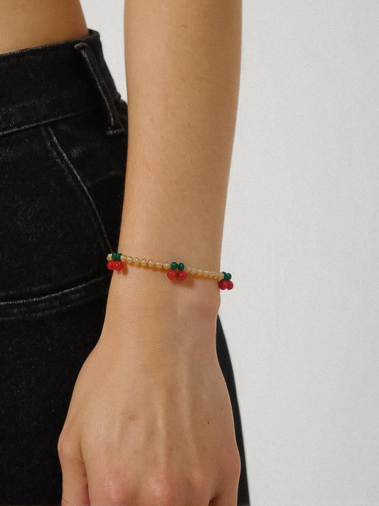 Miranda Beaded Cherry Bracelet