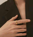 Load image into Gallery viewer, Natalia Twisted Open Ring - Gold
