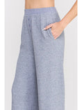 Load image into Gallery viewer, Nila Waffle-Knit Wide Leg Pants - Blue
