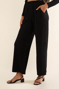 Load image into Gallery viewer, Owen Pleated Pant - Black
