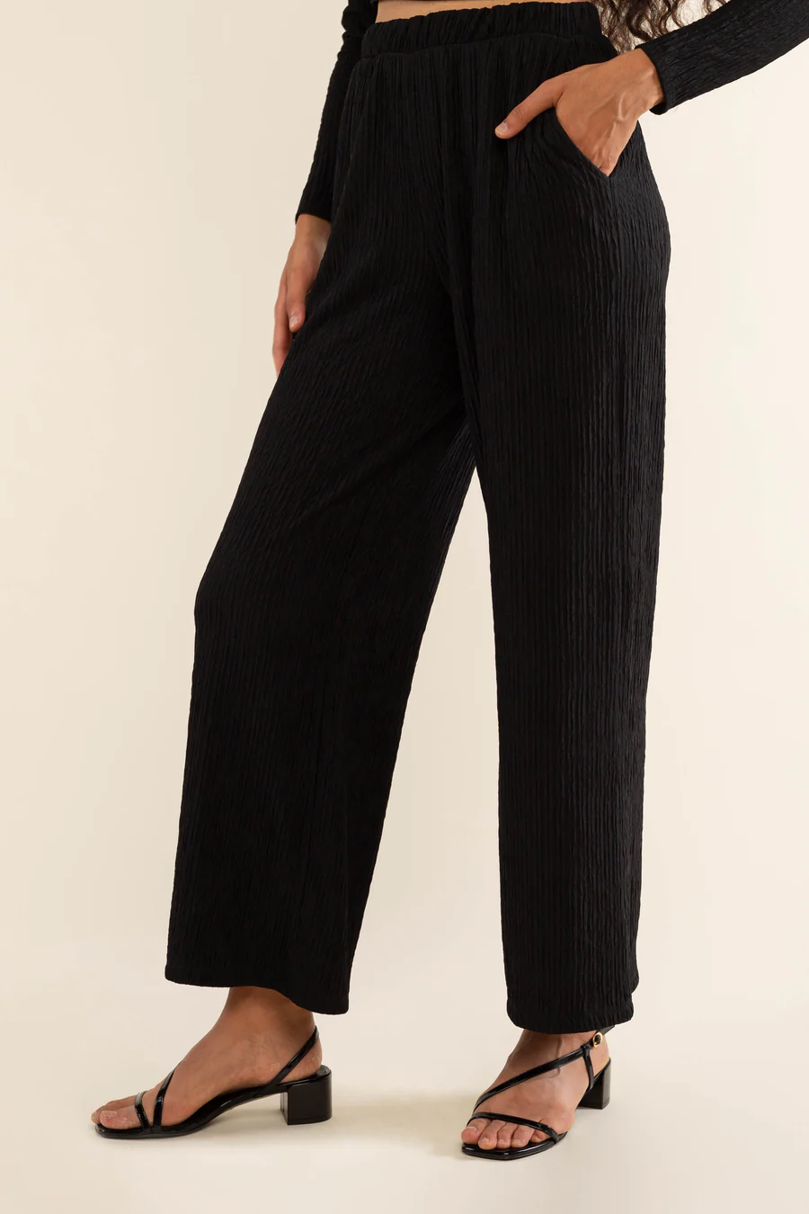 Owen Pleated Pants - Black