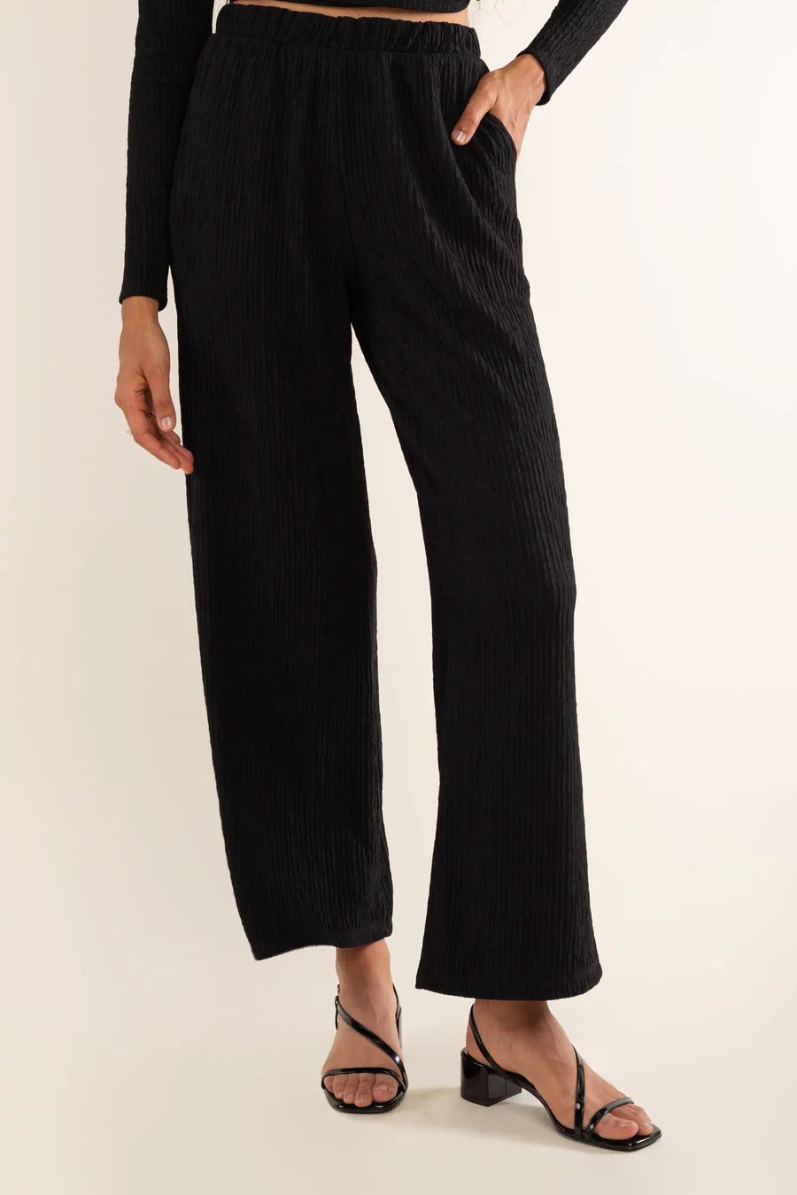 Owen Pleated Pants - Black