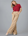 Load image into Gallery viewer, Paula Wide Leg Trousers - Tan
