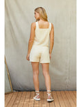 Load image into Gallery viewer, Lindsey Square Neck Tank Top - Cream
