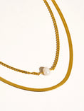 Load image into Gallery viewer, Raya Layered Pearl Chain Necklace
