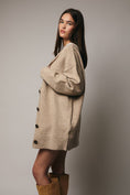 Load image into Gallery viewer, Setsuko Oversized Long Cardigan - Mocha

