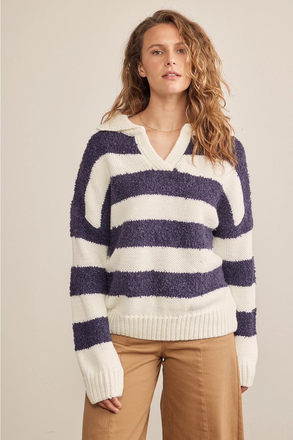 Sloane Teddy V-Neck Sweater