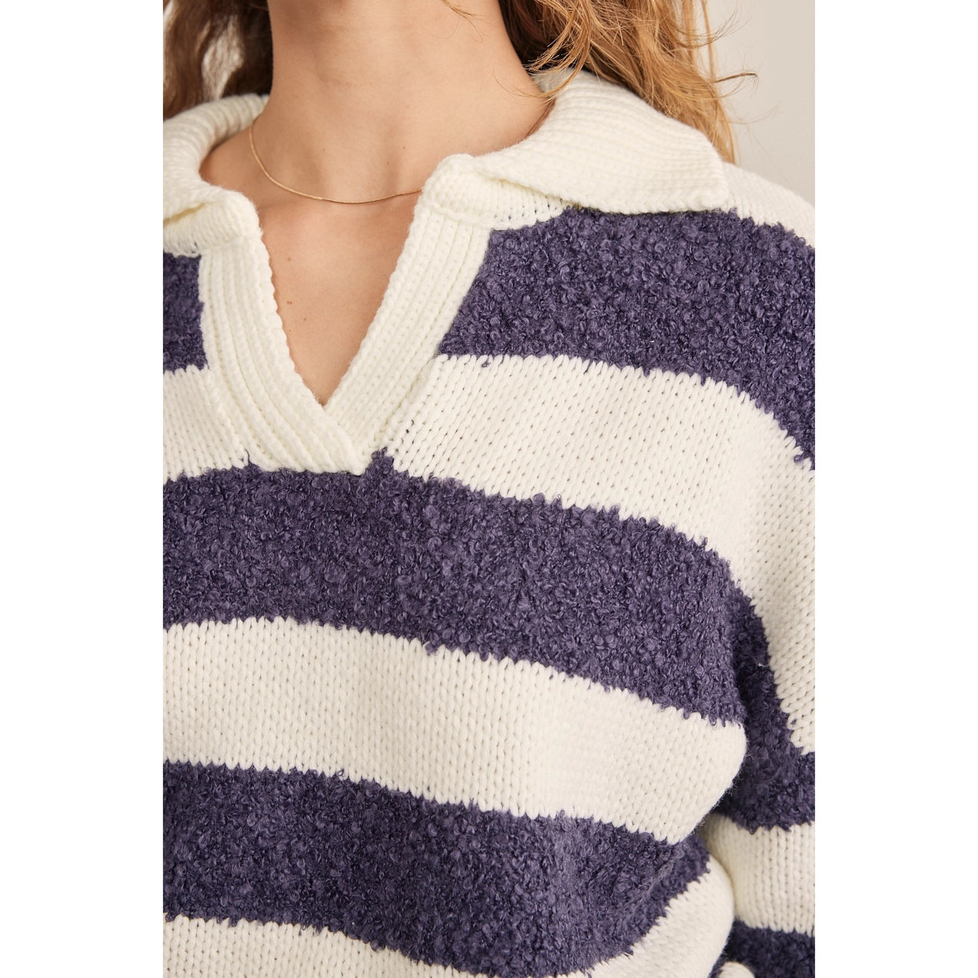 Sloane Teddy V-Neck Sweater