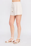Load image into Gallery viewer, Abigail Linen Blend Lace Shorts - Natural
