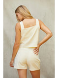 Load image into Gallery viewer, Lindsey Square Neck Tank Top - Cream
