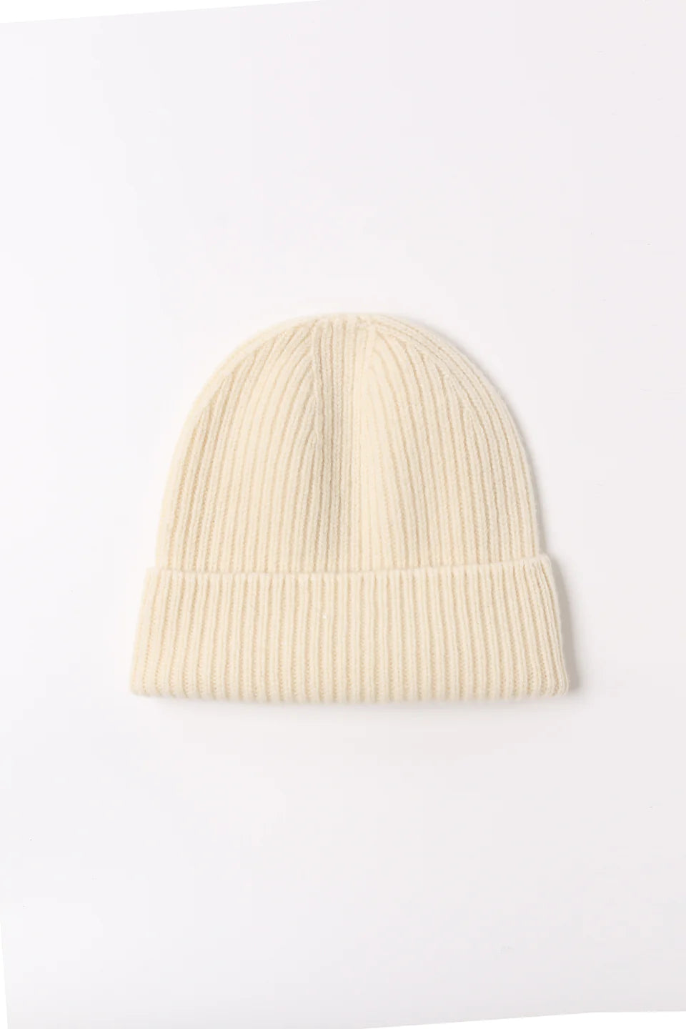 Taylor Cashmere Wool Beanie - Camel/Ivory/Oatmeal