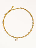Load image into Gallery viewer, Tiana Layered Chain Pearl Necklace - Gold
