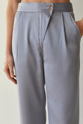 Load image into Gallery viewer, Alon Wide Leg Satin Pants - Light Blue
