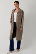Load image into Gallery viewer, Zara Collared Maxi Cardigan - Brown Mutli
